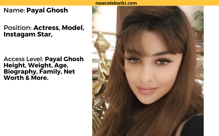 Payal Ghosh height