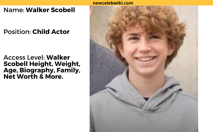 Walker Scobell height