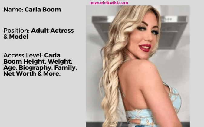 Carla Boom Onlyfans, Wiki, Height, Bio, Hot Image, Net Worth & More