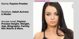Payton Preslee biography Archives | NewCelebWiki