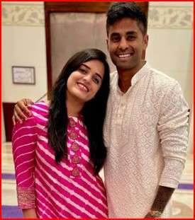 suryakumar yadav and devisha shetty