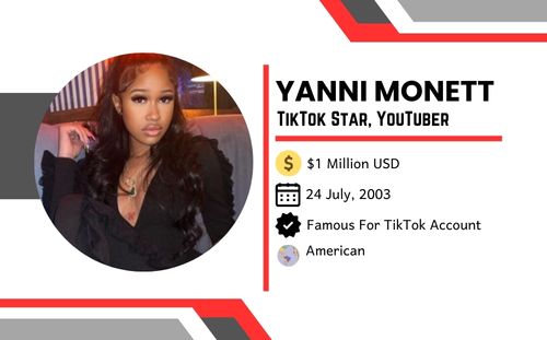 Yanni Monett net worth