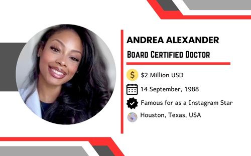 Andrea Alexander Net worth 2025
